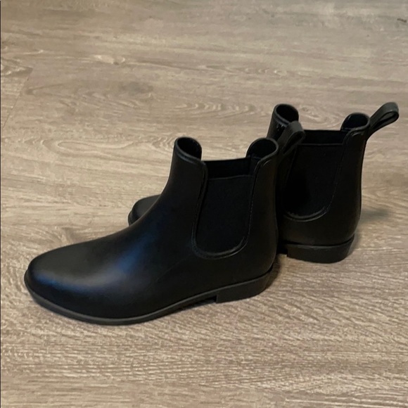 New Day Target Black Ankle Rain Boots 